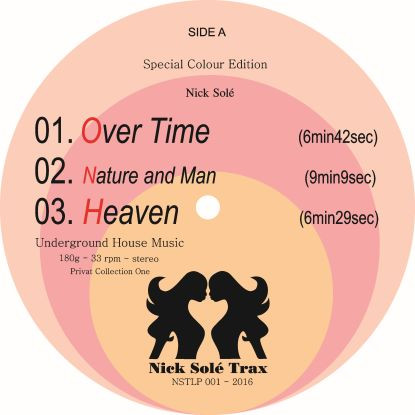 Nick Solé - Privat Collection One | Nick Solé Trax (NSTLP001) Nick Solé - Privat Collection One | Nick Solé Trax (NSTLP001)
