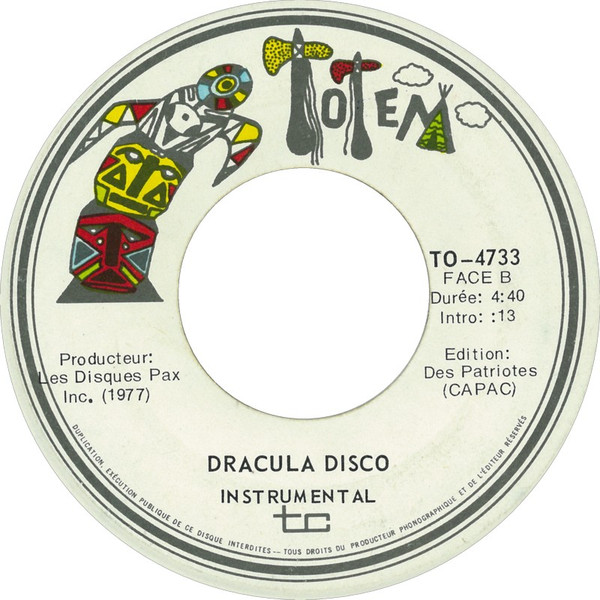 Voltaire - Dracula Disco (7") [Vinyl] | Totem (TO-4733) - 2