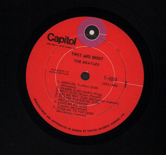 The Beatles - Twist And Shout | Capitol Records (T 6054) - 3 The Beatles - Twist And Shout | Capitol Records (T 6054) - 3