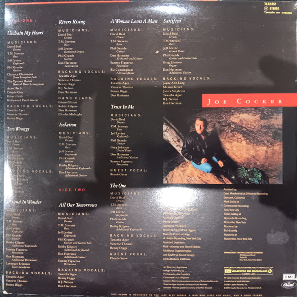 Joe Cocker - Unchain My Heart | Capitol Records (7482851) - 2