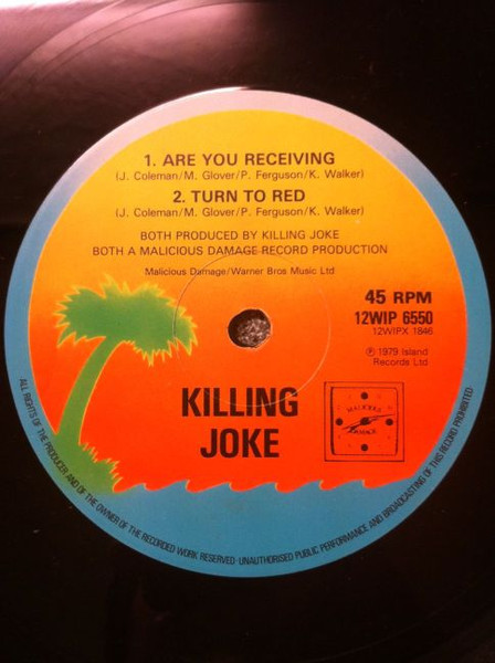 Killing Joke - Almost Red | Island Records (12WIP 6550) - 4 Killing Joke - Almost Red | Island Records (12WIP 6550) - 4