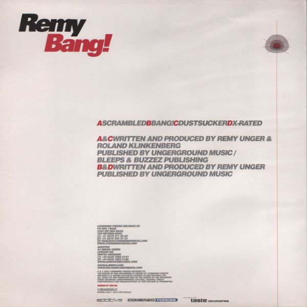 DJ Remy - Bang! | Additive (12BANGDJ1) - 2