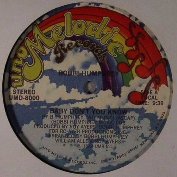 Bobbi Humphrey - Baby Don't You Know | Uno Melodic Records (UMD-8000)