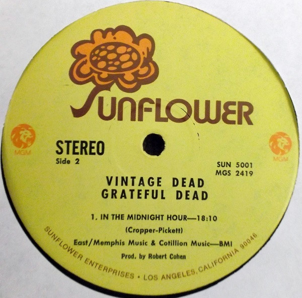 The Grateful Dead - Vintage Dead | Sunflower (SUN-5001) - 4 The Grateful Dead - Vintage Dead | Sunflower (SUN-5001) - 4