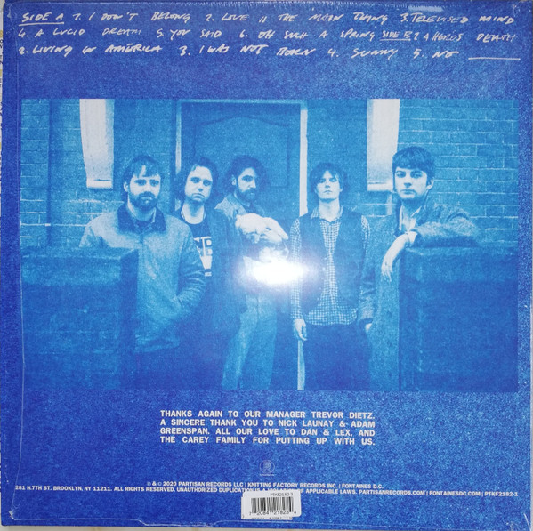 Fontaines D.C. - A Hero's Death | Partisan Records (PTKF2182-3) - 2 Fontaines D.C. - A Hero's Death | Partisan Records (PTKF2182-3) - 2