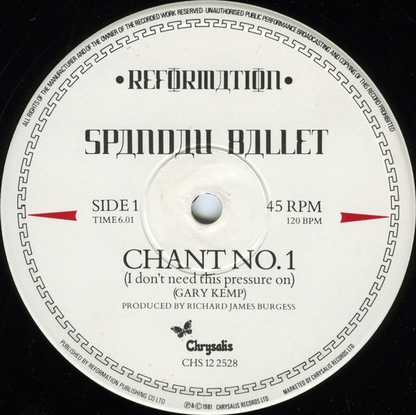 Chant No. 1 (I Don't Need This Pressure On)