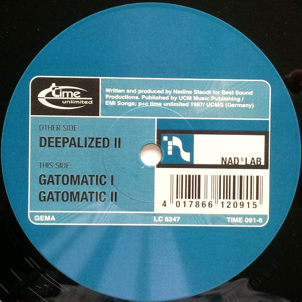 Nad's Lab - Deepalized II / Gatomatic I + II | Time Unlimited (TIME 091-6)