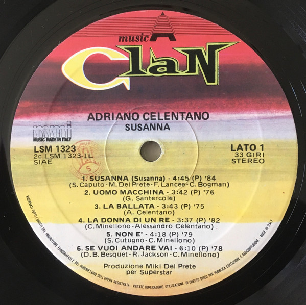 Adriano Celentano - Susanna | Clan Celentano (LSM 1323) - 2 Adriano Celentano - Susanna | Clan Celentano (LSM 1323) - 2