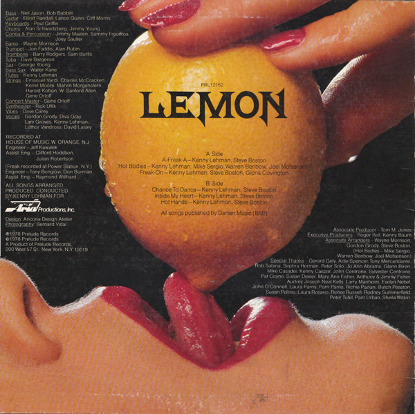 Lemon - Lemon | Prelude Records (PRL 12162) - 2 Lemon - Lemon | Prelude Records (PRL 12162) - 2