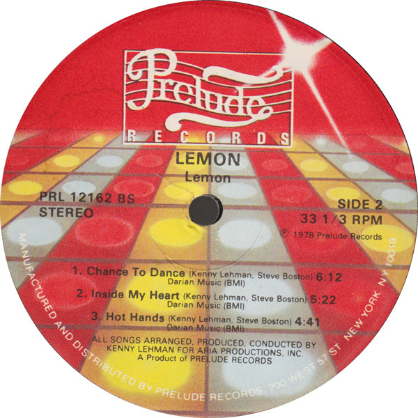 Lemon - Lemon | Prelude Records (PRL 12162) - 4 Lemon - Lemon | Prelude Records (PRL 12162) - 4
