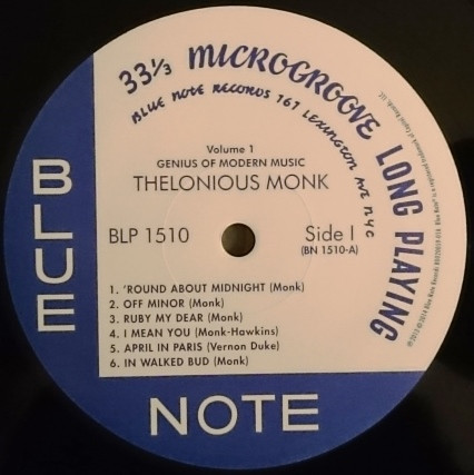 Thelonious Monk - Genius Of Modern Music Volume One | Blue Note (1510) - 3