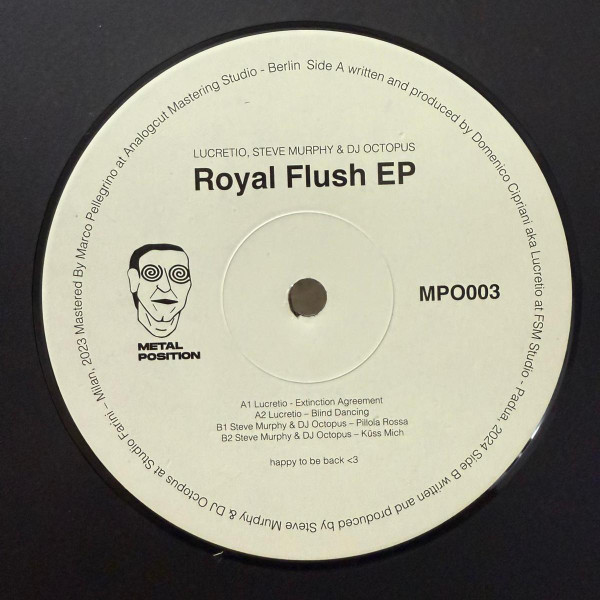 Lucretio , Steve Murphy & Dj Octopus - Royal Flush EP | Metal Position Records (MPO003)