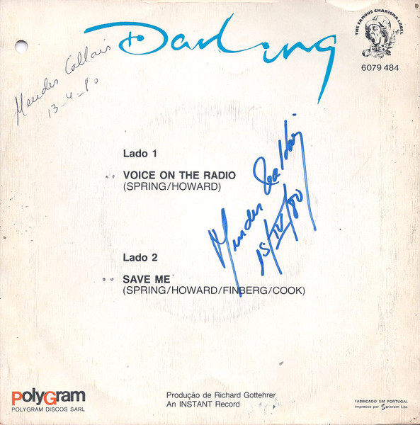 Darling - Voice On The Radio | Charisma (6079 484) - 2
