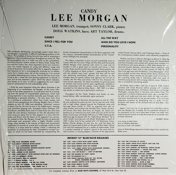 Lee Morgan - Candy | Blue Note (1590) - 2