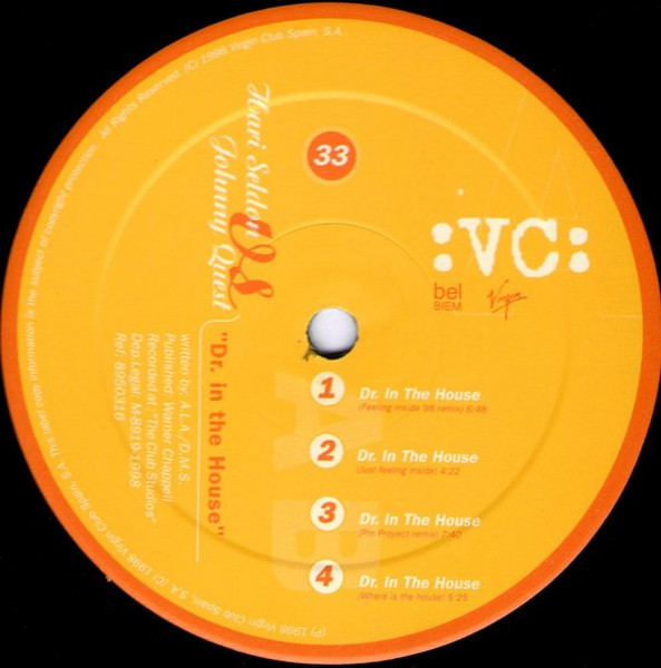 Seldon & Quest - Dr. In The House | VC Recordings (8950316)