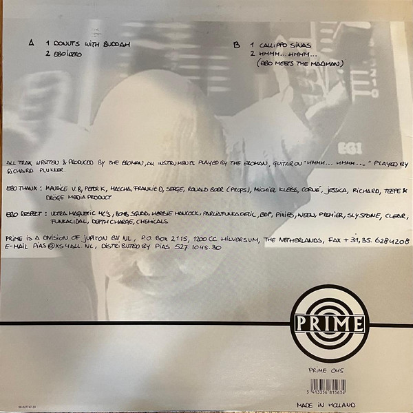 Eboman - Sampling Madness Pt. 1 | Prime (PRIME 045) - 2