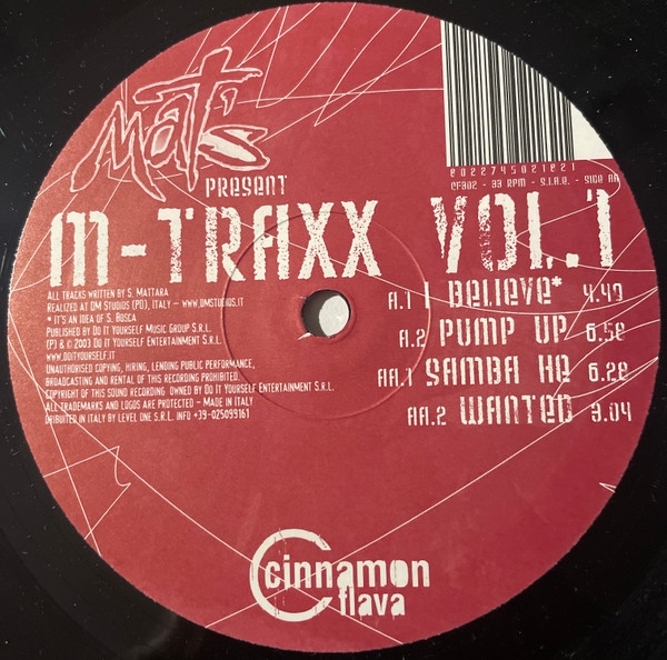 Mat's - M-Traxx Vol. 1 | Cinnamon Flava (CF302) - 3