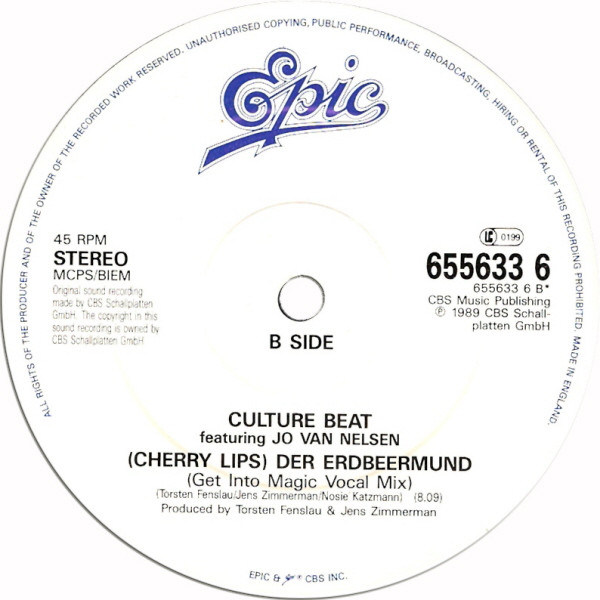 Culture Beat - Der Erdbeermund (Cherry Lips) | Epic (655633 6) - 4 Culture Beat - Der Erdbeermund (Cherry Lips) | Epic (655633 6) - 4