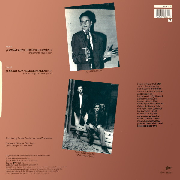 Culture Beat - Der Erdbeermund (Cherry Lips) | Epic (655633 6) - 2 Culture Beat - Der Erdbeermund (Cherry Lips) | Epic (655633 6) - 2