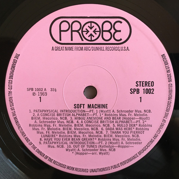Soft Machine - Volume Two | Probe (SPB 1002) - 3 Soft Machine - Volume Two | Probe (SPB 1002) - 3