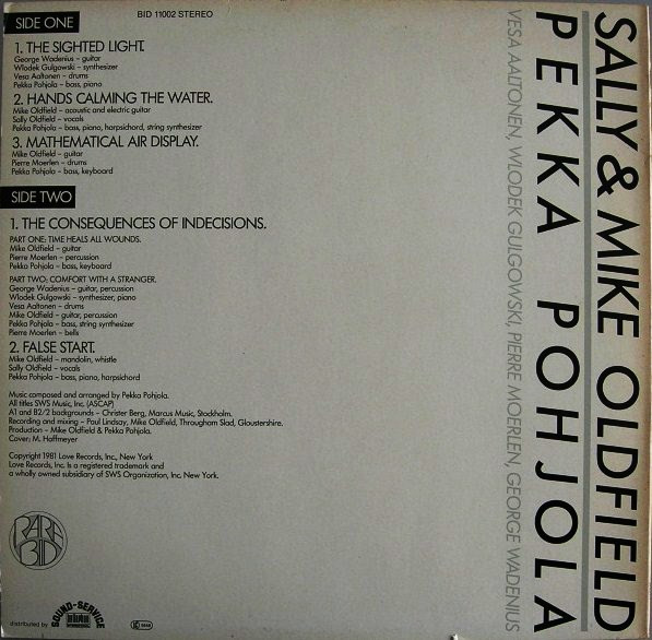 Sally Oldfield & Mike Oldfield , Pekka Pohjola - Sally & Mike Oldfield, Pekka Pohjola | Rare Bid (BID 11002) - 2 Sally Oldfield & Mike Oldfield , Pekka Pohjola - Sally & Mike Oldfield, Pekka Pohjola | Rare Bid (BID 11002) - 2