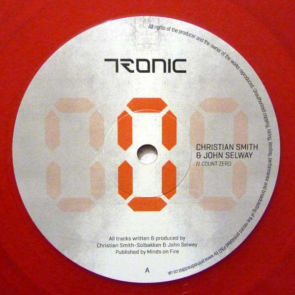 Christian Smith & John Selway - Count Zero | Tronic (TR113V)
