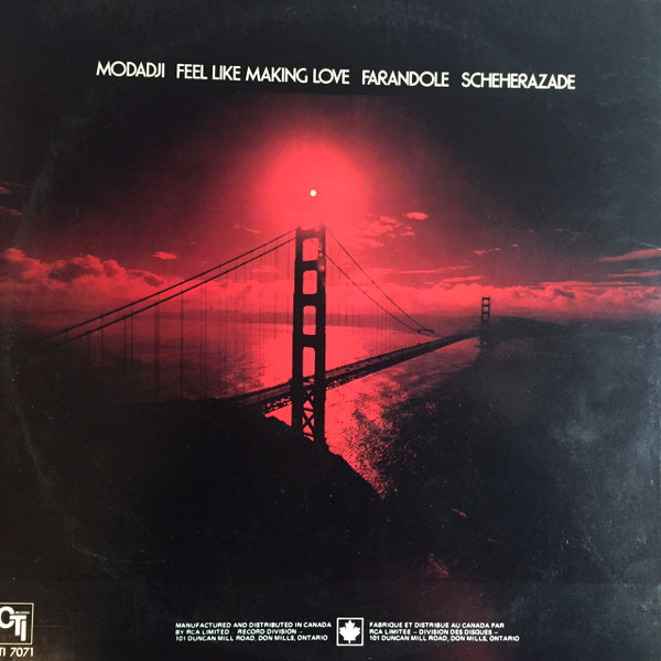 Hubert Laws - The San Francisco Concert [Vinyl] | CTI Records (CTI 7071) - 2