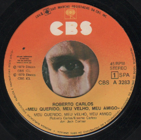 Roberto Carlos - Meu Querido, Meu Velho, Meu Amigo | CBS (CBS A 3283) - 3