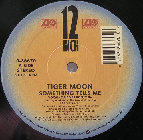 Tiger Moon - Something Tells Me | Atlantic (0-86670) - main Tiger Moon - Something Tells Me | Atlantic (0-86670) - main