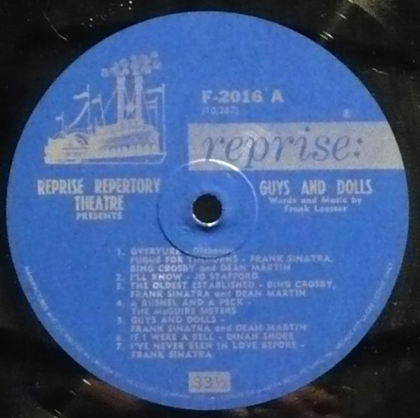 Various - Guys And Dolls | Reprise Records (F-2016) - 3