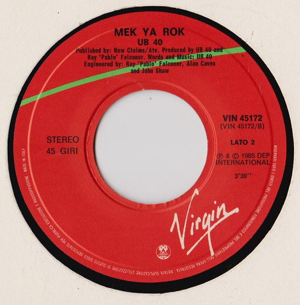 UB40 - Don't Break My Heart | Virgin (VIN 45172) - 4
