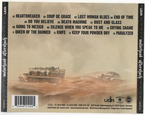 Motörhead - Aftershock | UDR (UDR 0177 CD) - 3