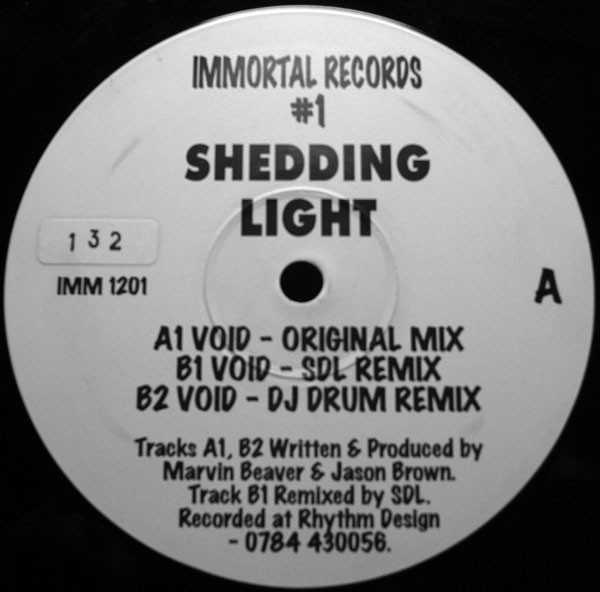 Shedding Light - Void | Immortal Records (IMM 1201) - main