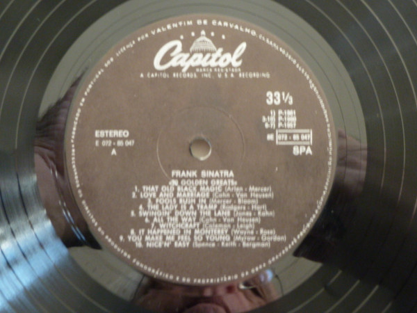 Frank Sinatra - Twenty Golden Greats | Capitol Records (8E 072 85 047) - 3