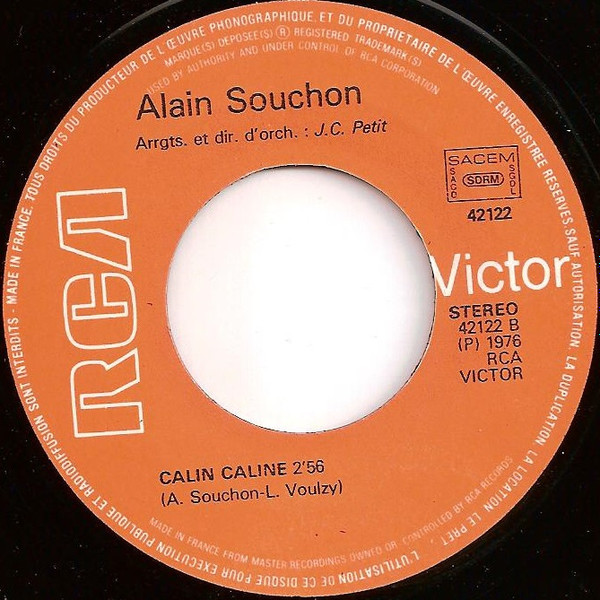 Alain Souchon - Bidon | RCA Victor (42122) - 4
