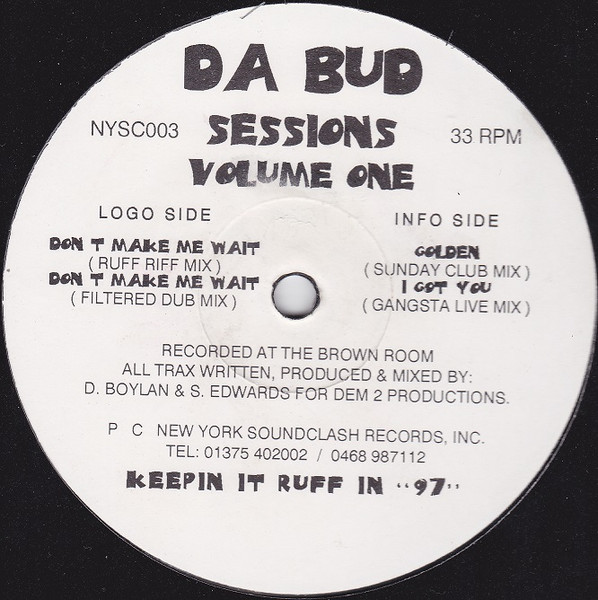 Da Bud Sessions Volume One