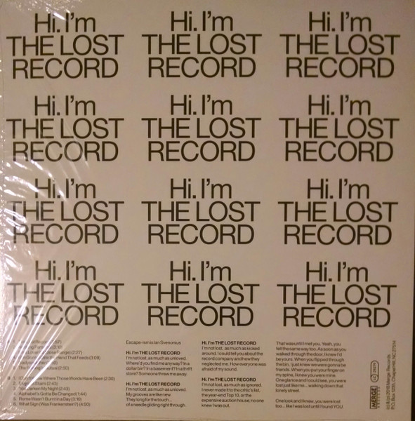 Escape-Ism - The Lost Record | Merge Records (MRG639) - 2 Escape-Ism - The Lost Record | Merge Records (MRG639) - 2
