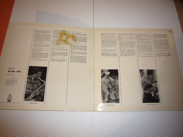 Acting Trio - Acting Trio | BYG Records (529 314) - 2