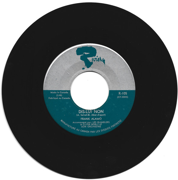 Frank Alamo - Des Filles Et Des Garçons (7") [Vinyl] | Riviera (R-105) - 2