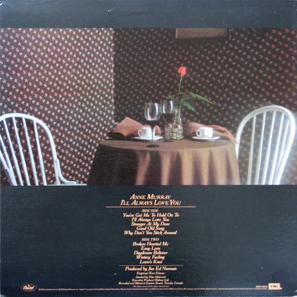 Anne Murray - I'll Always Love You | Capitol Records (SOO-12012) - 2 Anne Murray - I'll Always Love You | Capitol Records (SOO-12012) - 2