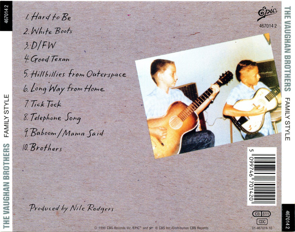 The Vaughan Brothers - Family Style | Epic (467014 2) - 2