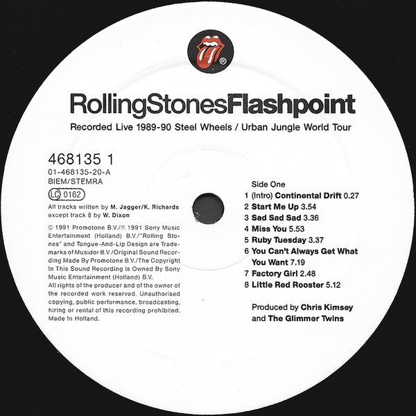 The Rolling Stones - Flashpoint | Rolling Stones Records (468135 1) - 3