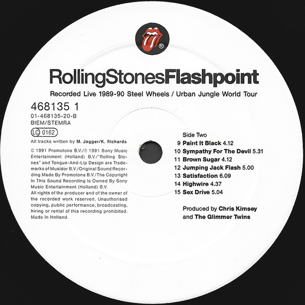 The Rolling Stones - Flashpoint | Rolling Stones Records (468135 1) - 4