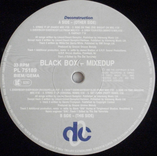 Black Box - Mixed Up! | Deconstruction (PL 75189) - 3