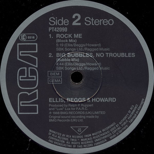 Ellis, Beggs & Howard - Big Bubbles, No Troubles | RCA (PT 42290) - 4 Ellis, Beggs & Howard - Big Bubbles, No Troubles | RCA (PT 42290) - 4