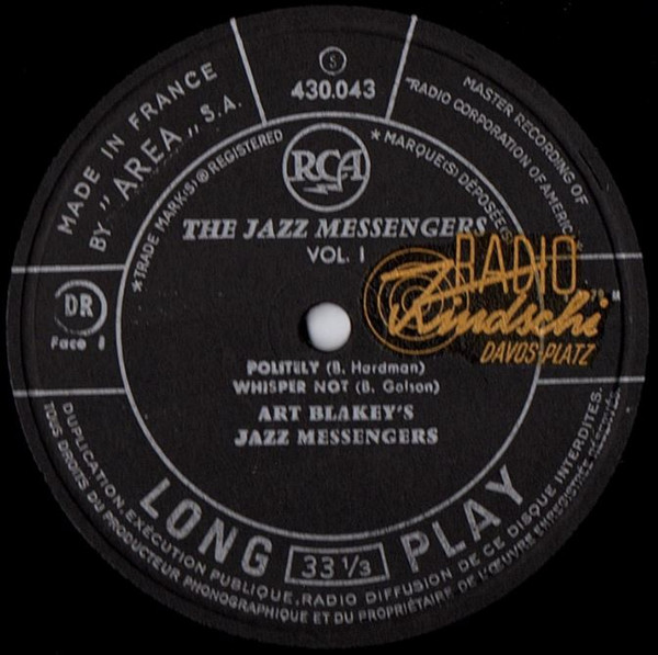 Art Blakey & The Jazz Messengers - Au Club St. Germain Vol. 1 | RCA (430.043) - 3 Art Blakey & The Jazz Messengers - Au Club St. Germain Vol. 1 | RCA (430.043) - 3
