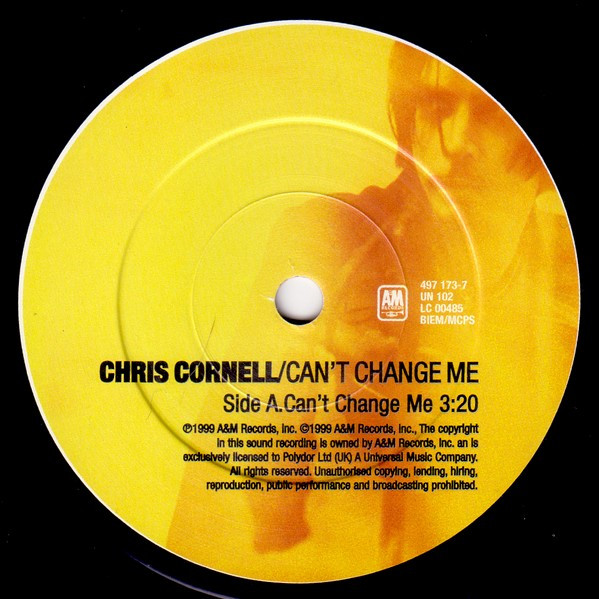 Chris Cornell - Can't Change Me | A&M Records (497 173-7) - 3