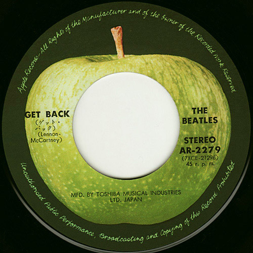 The Beatles = The Beatles - ゲット・バック / ドント・レット・ミー・ダウン = Get Back / Don't Let Me Down =ドント・レット・ミー・ダウン) | Apple Records (AR-2279) - 3