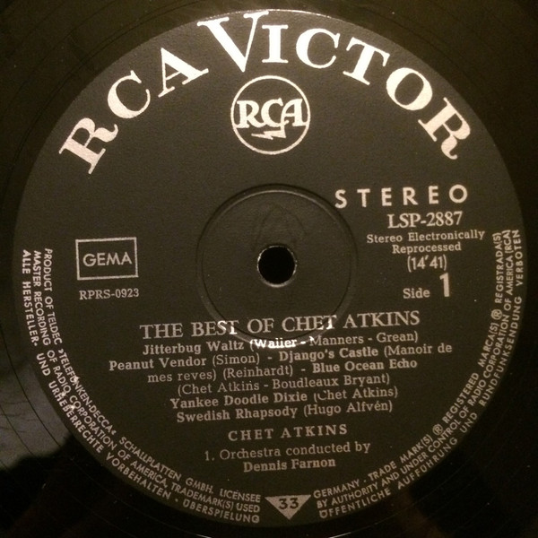 Chet Atkins - The Best Of Chet Atkins | RCA Victor (LSP-2887) - 3 Chet Atkins - The Best Of Chet Atkins | RCA Victor (LSP-2887) - 3