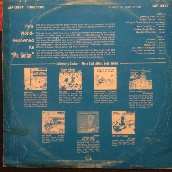 Chet Atkins - The Best Of Chet Atkins | RCA Victor (LSP-2887) - 2 Chet Atkins - The Best Of Chet Atkins | RCA Victor (LSP-2887) - 2